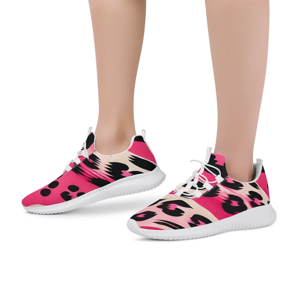Cheetah Women's Lace Up Runing Shoes