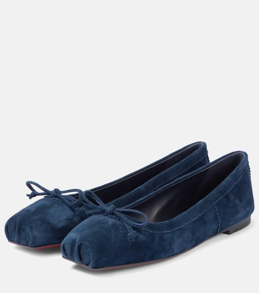 Christian Louboutin Mamadrague suede ballet flats