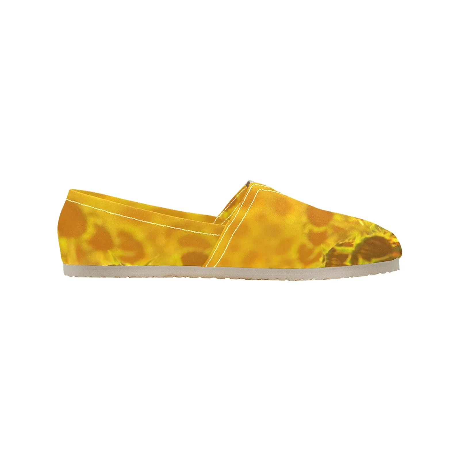 Espadrilles Canvas Sunflowers Gold