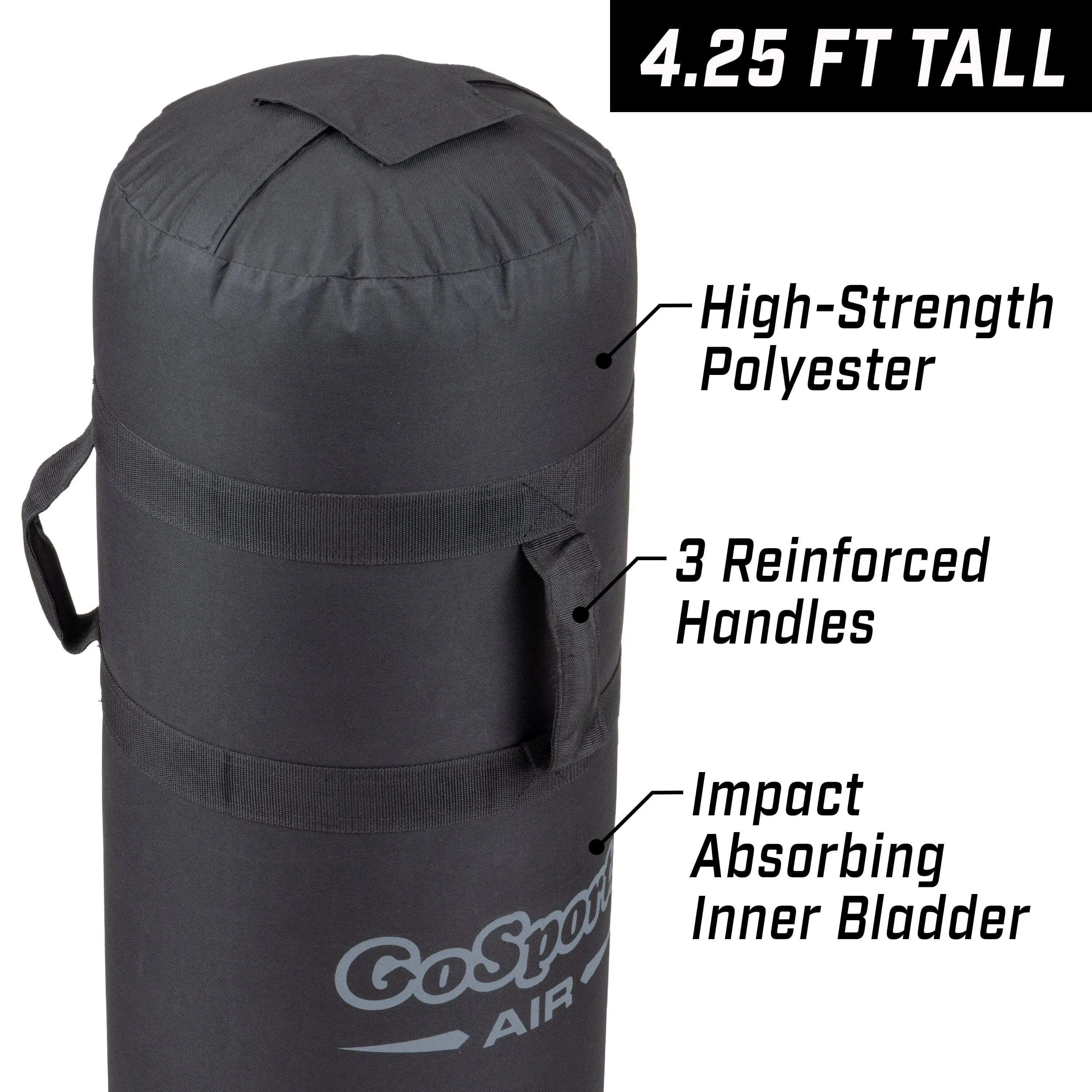 GoSports Inflatable Football Tackling Dummy - Blocking Pad Training Equipment for Football Practice - 4.25 ft Tall