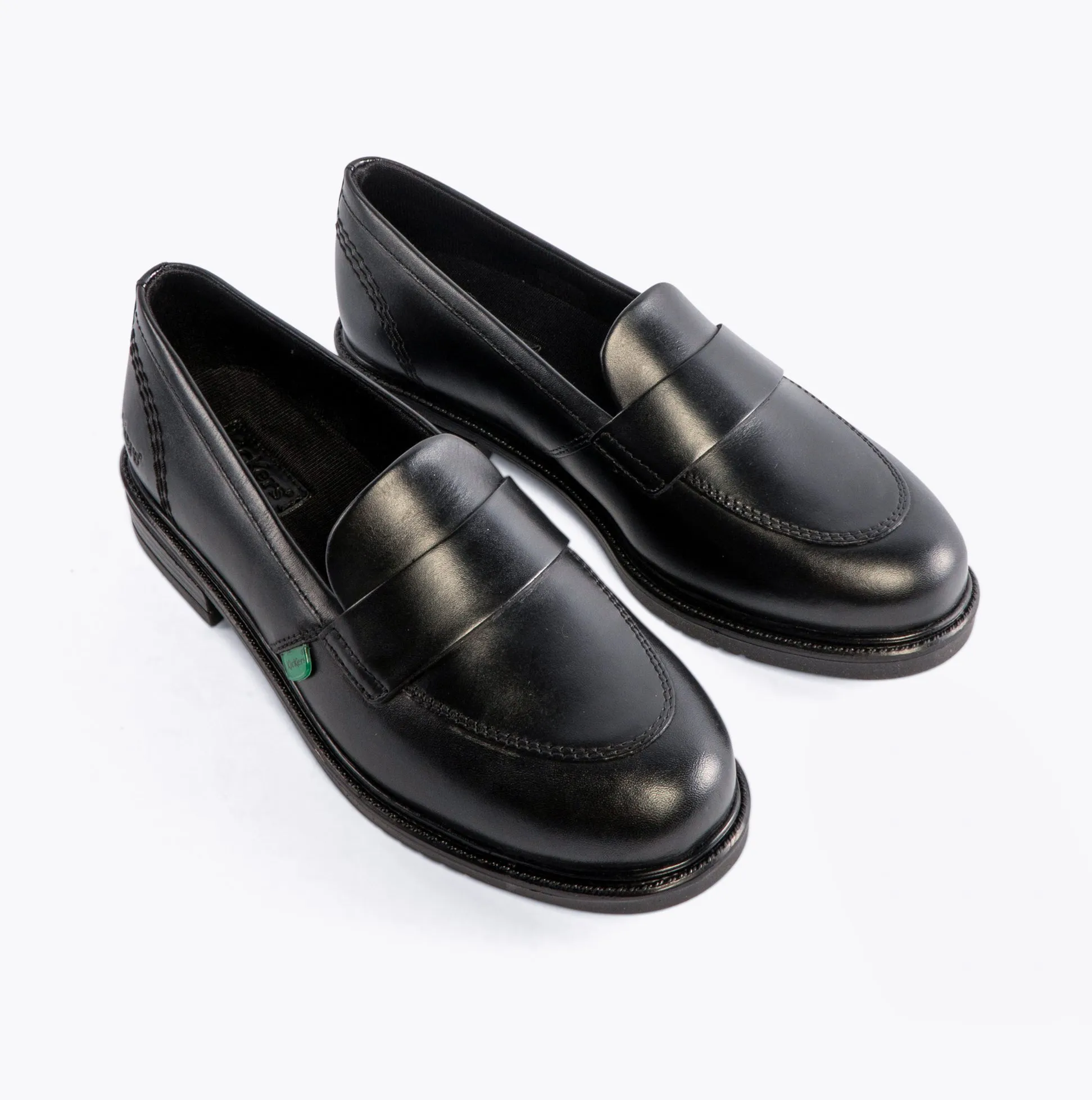 Kickers LACH Girls School Shoes Black