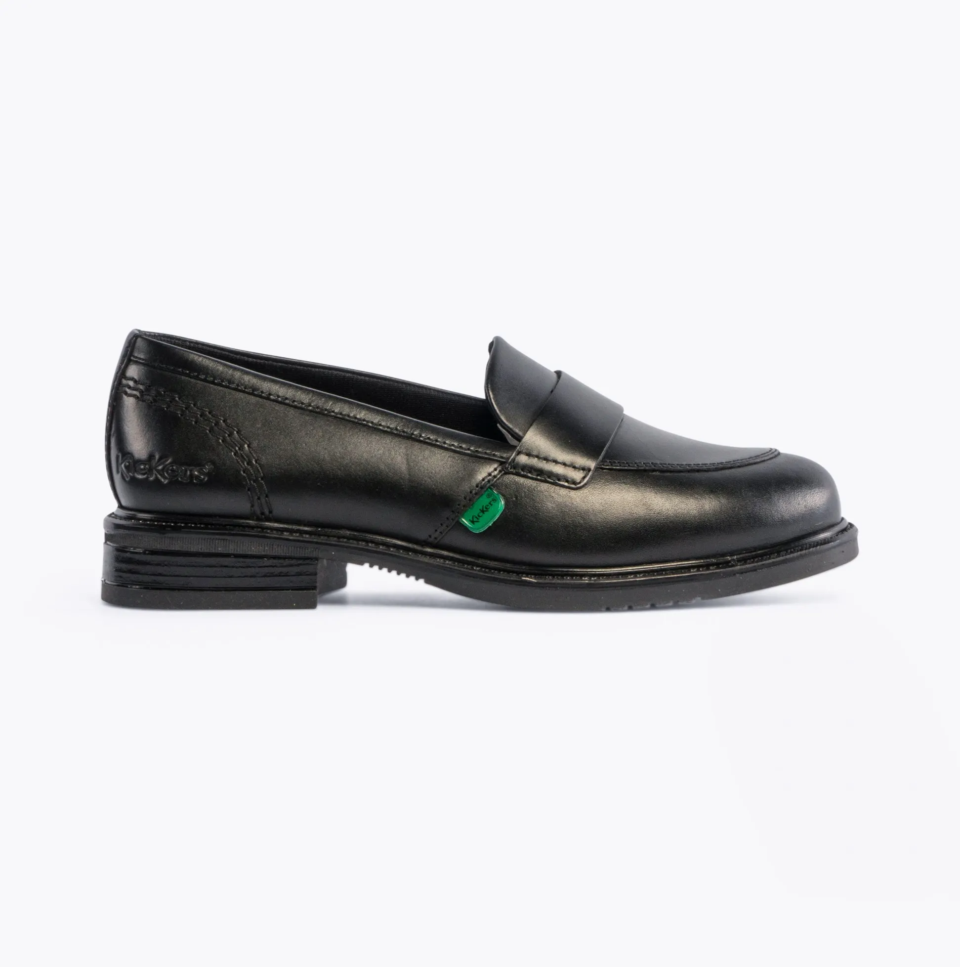 Kickers LACH Girls School Shoes Black