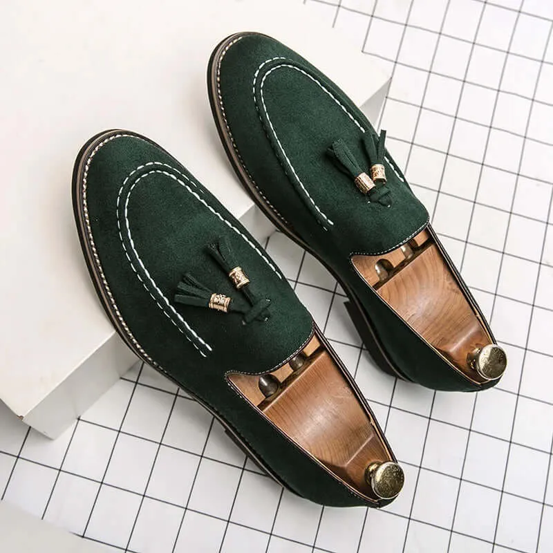 Men's Suede Casual Loafers: Comfortable & Stylish