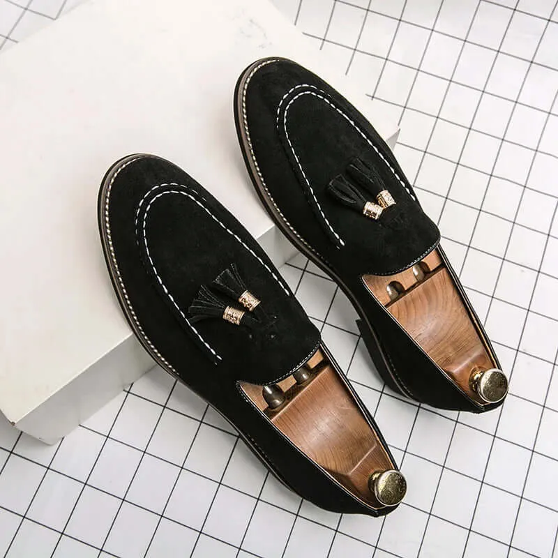 Men's Suede Casual Loafers: Comfortable & Stylish
