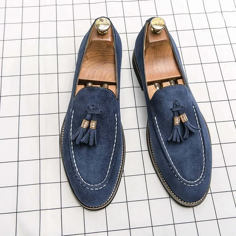 Men's Suede Casual Loafers: Comfortable & Stylish
