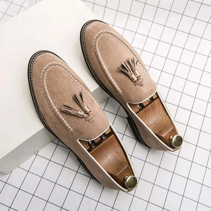 Men's Suede Casual Loafers: Comfortable & Stylish