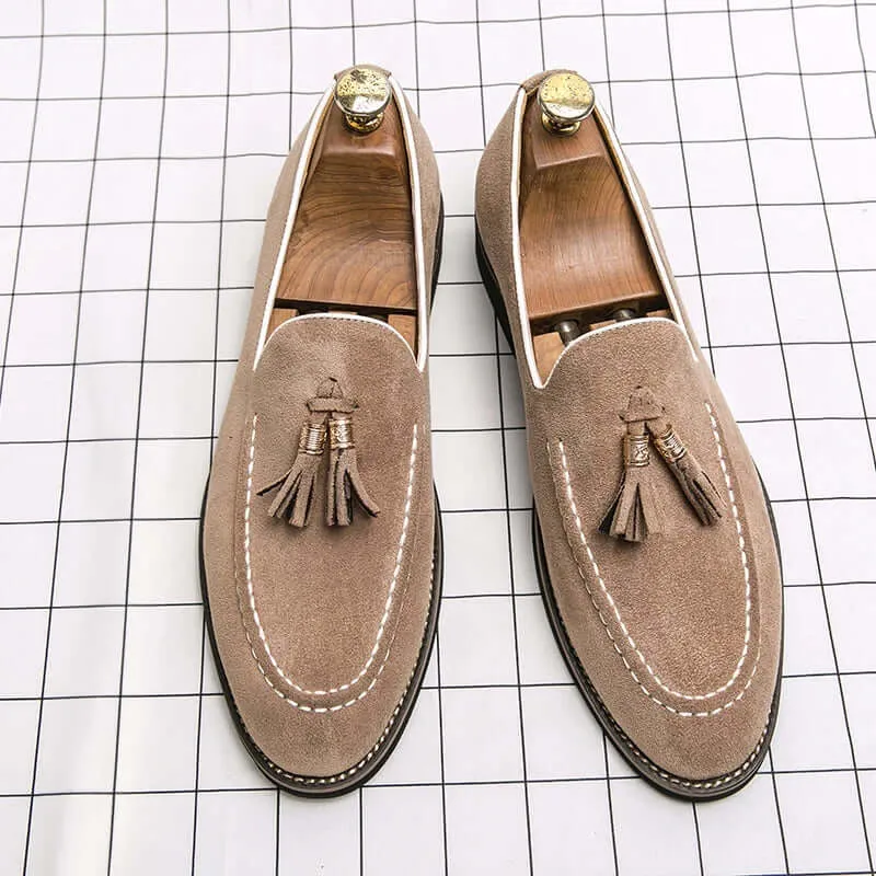 Men's Suede Casual Loafers: Comfortable & Stylish