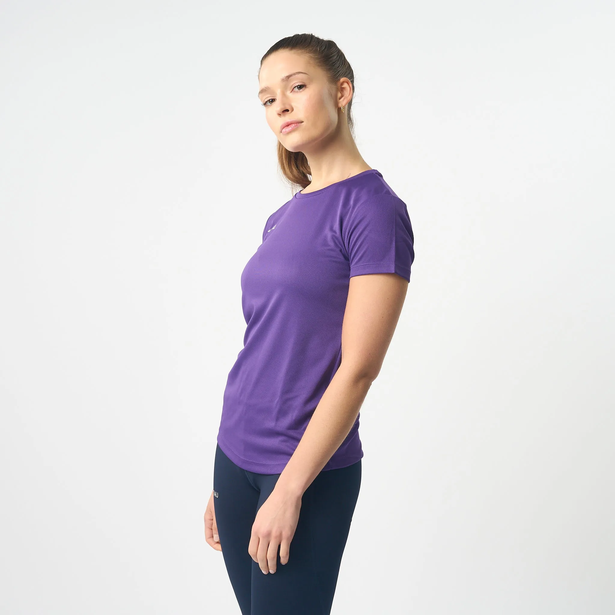 Omnitau Women's Team Sports Breathable Technical T-Shirt - Purple