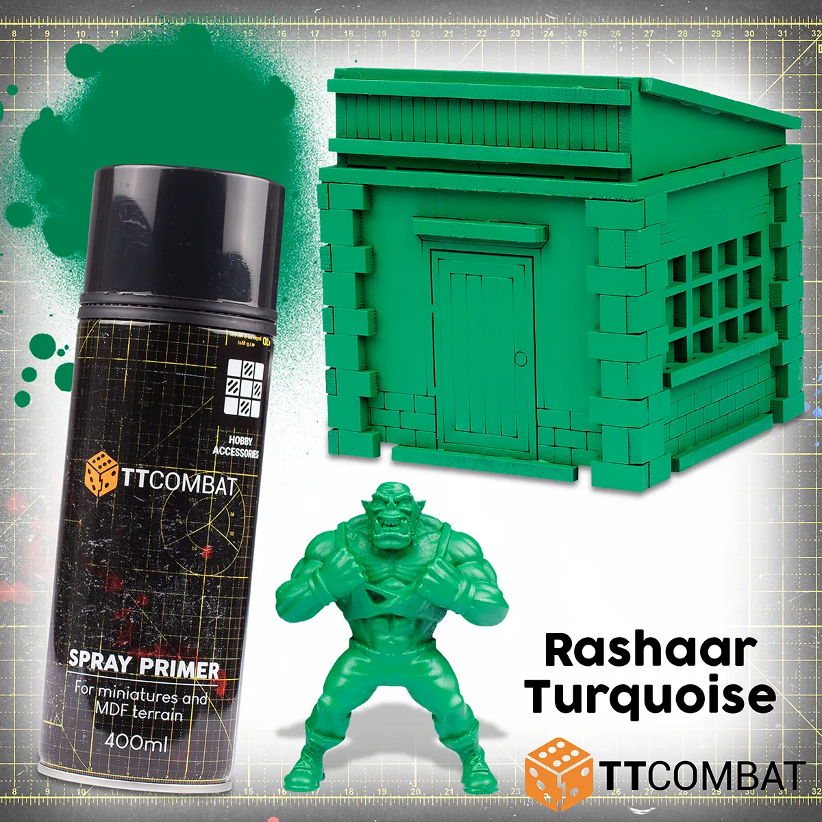 Rashaar Turquoise - TT Combat Spray Primer -026