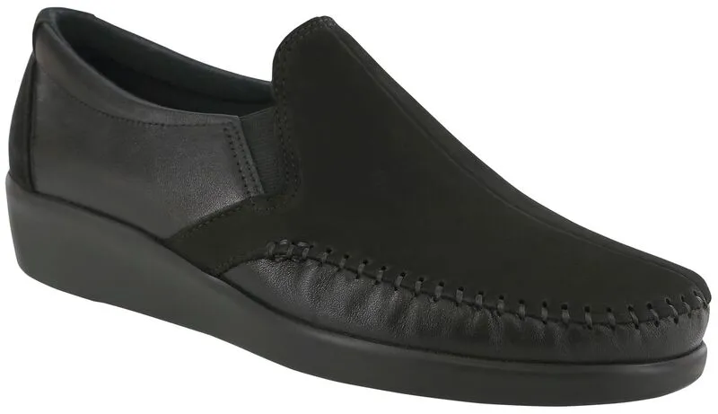 SAS Dream Slip On Loafer - Charcoal Black