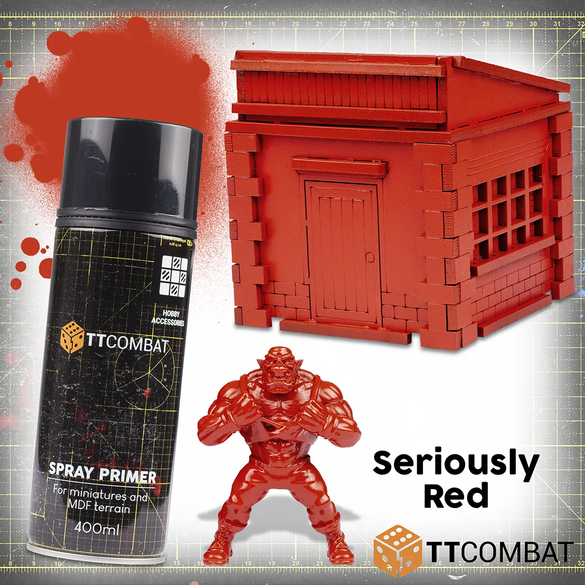 Seriously Red  - TT Combat Spray Primer -005
