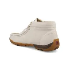 Twisted X Ladies Chukka Driving Mocs Beige Slip On Shoes