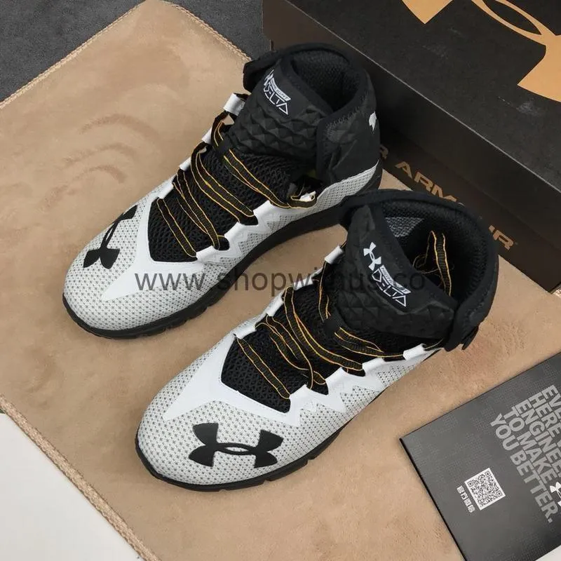 Under Armour x Project Rock Delta Training Shoes - Delta White/Black
